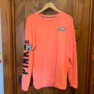 Pink Victoria’s Secret over sized sweater